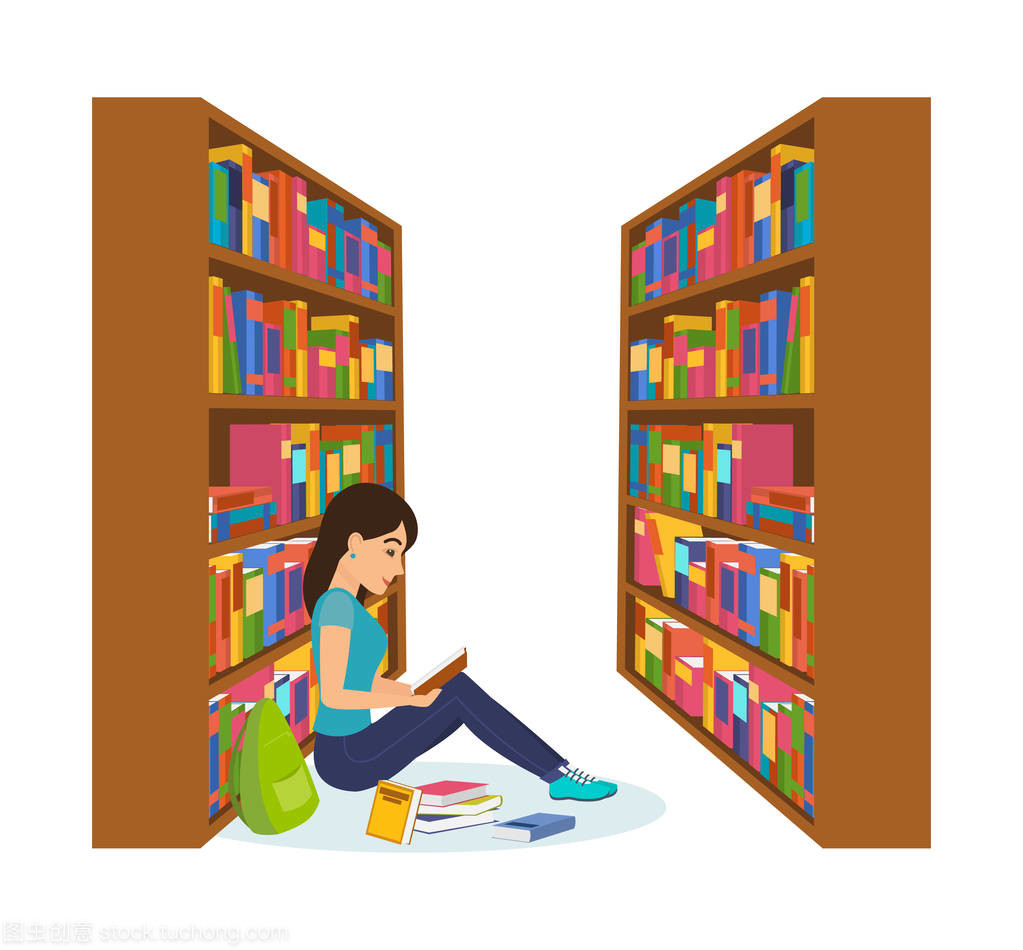 圖書館里的女孩 靜心閱讀與高效學(xué)習(xí)